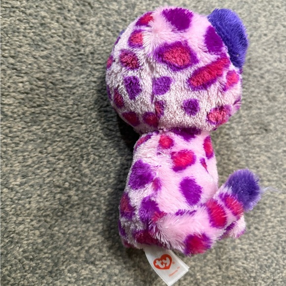 RETIRED TY BEANIE BOO GLAMOUR THE LEOPARD MINT WITH TAGS 6” - Picture 3 of 3